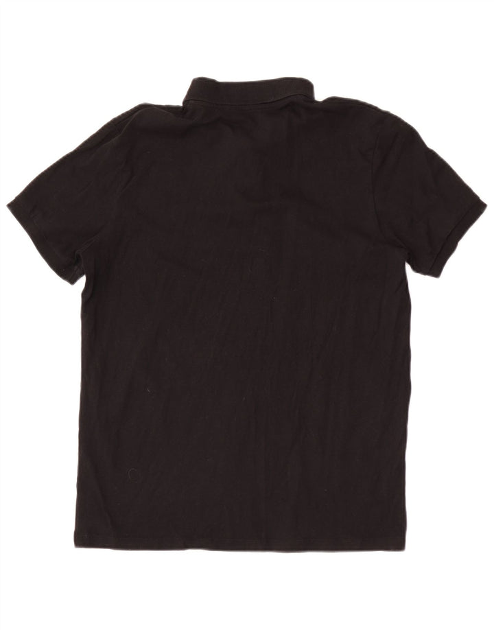 Męska koszulka polo Jack & Jones, średnia czarna, bawełniana