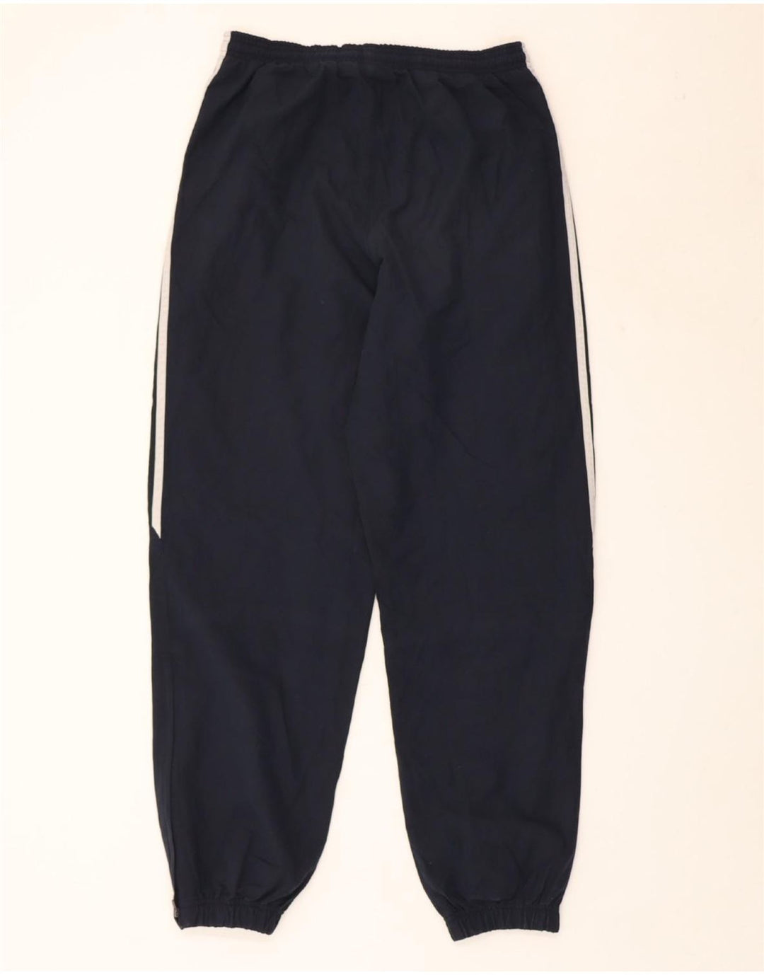 ADIDAS Boys Tracksuit Trousers Joggers 12-13 Years  Navy Blue Polyester