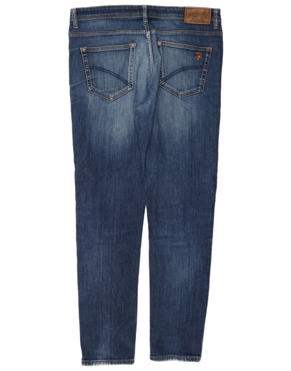 Damskie jeansy o wąskim kroju Harmont & Blaine W36 L31 Niebieskie bawełniane