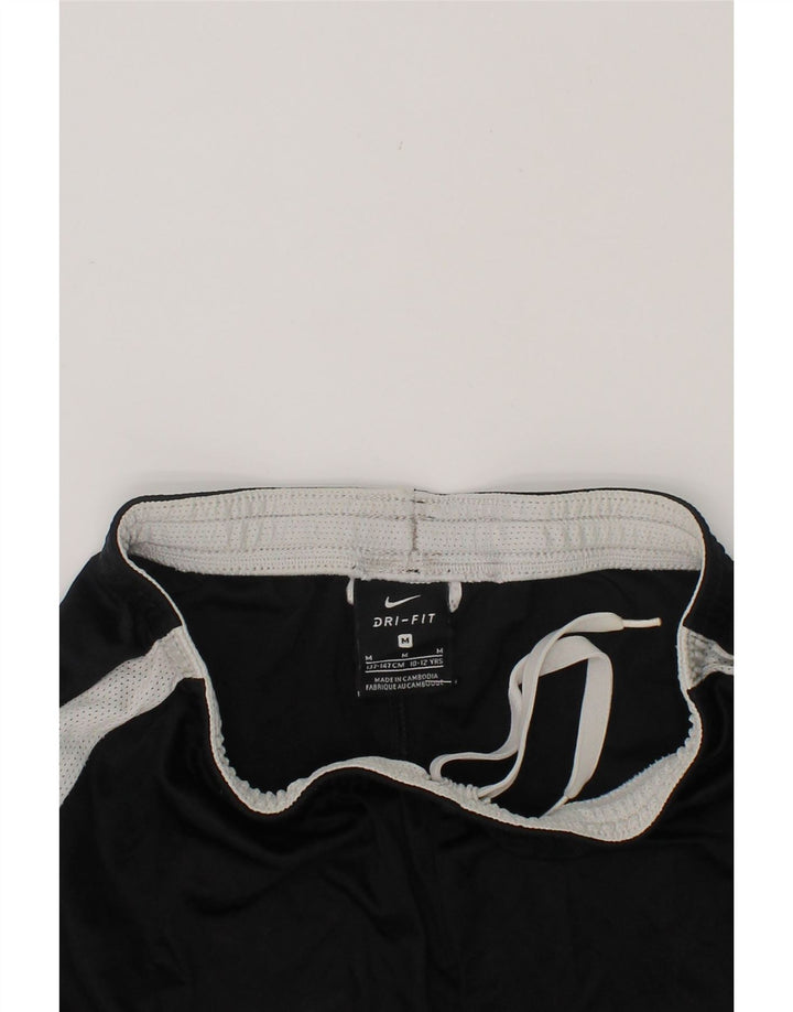 NIKE Boys Dri Fit Sport Shorts 10-11 Years Medium Black Polyester Vintage Nike and Second-Hand Nike from Messina Hembry 