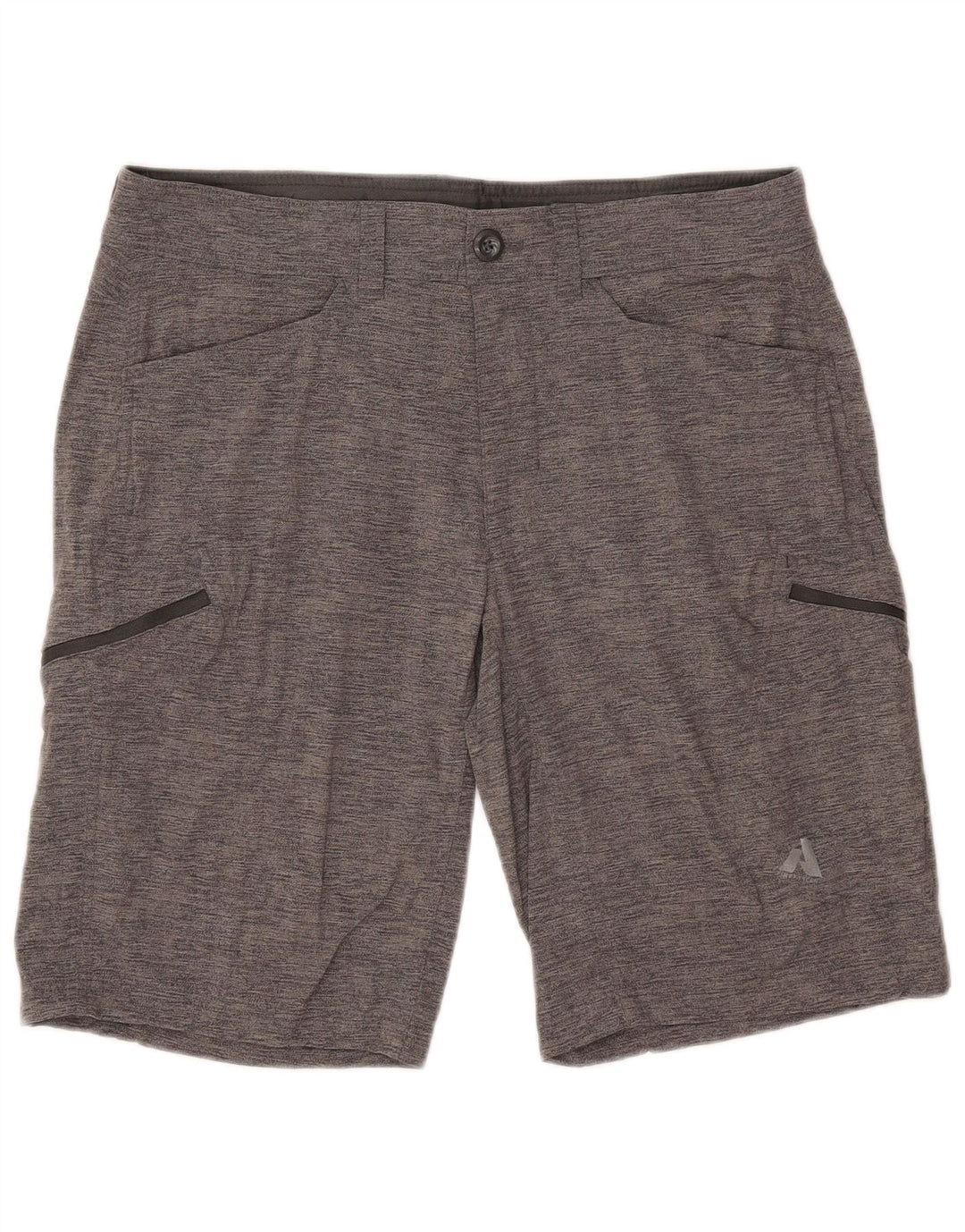 Męskie spodenki cargo Eddie Bauer W35, duże, szare, nakrapiane nylony