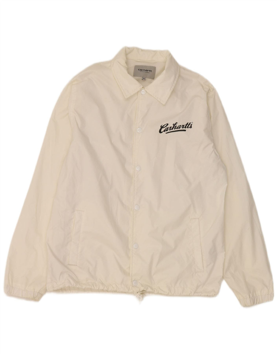 Męska kurtka przeciwdeszczowa Carhartt Graphic UK 38 Średni biały nylon