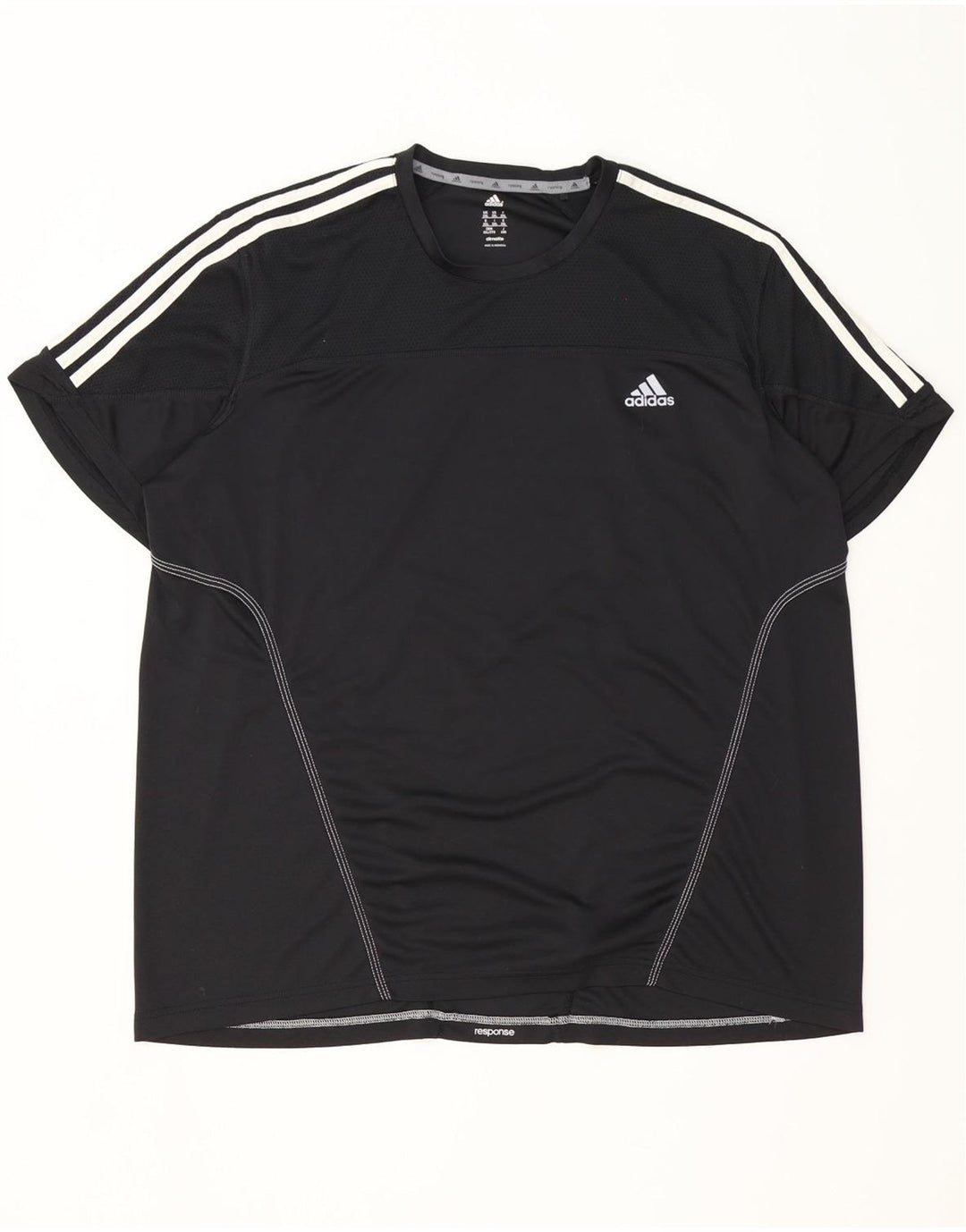 Adidas Męska koszulka Climalite Top 2XL Czarny poliester