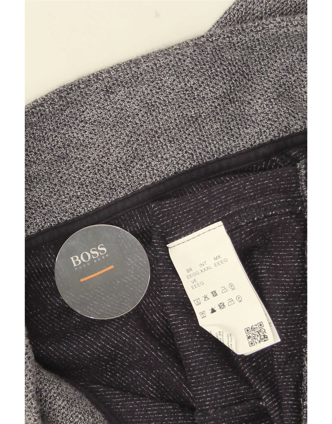 Męska kurtka dresowa Hugo Boss 3XL, granatowa, bawełniana