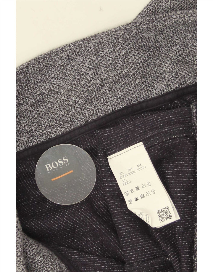 Męska kurtka dresowa Hugo Boss 3XL, granatowa, bawełniana