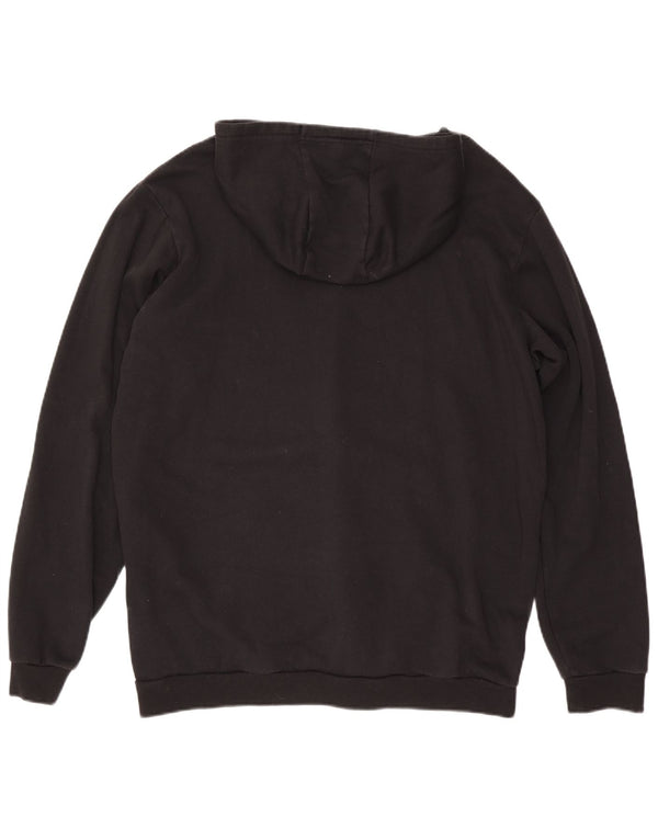 Adidas Męska bluza z kapturem 2XL Czarna bawełna