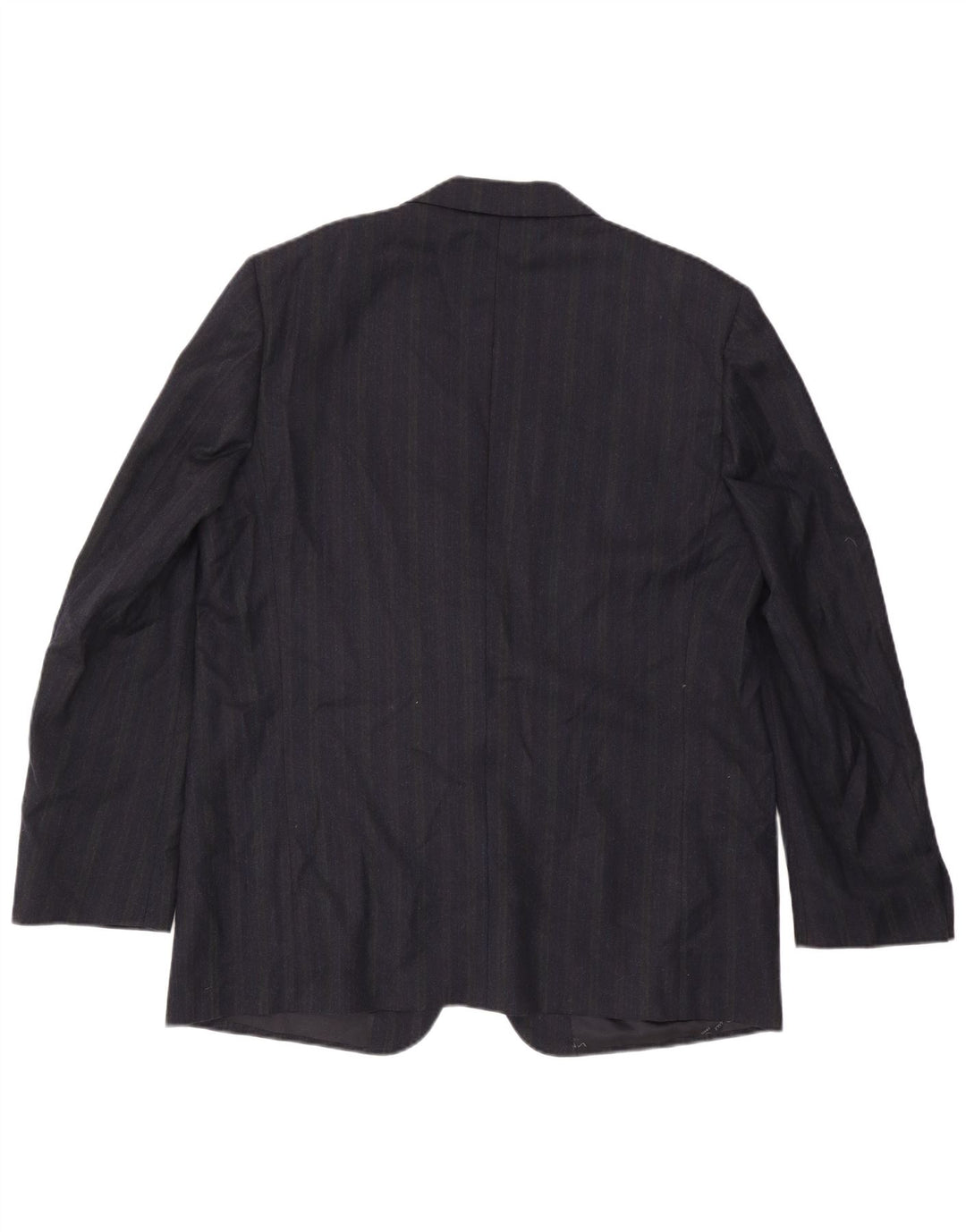 Męska marynarka Pierre Cardin zapinana na 2 guziki IT 58 4XL Granatowa w prążki