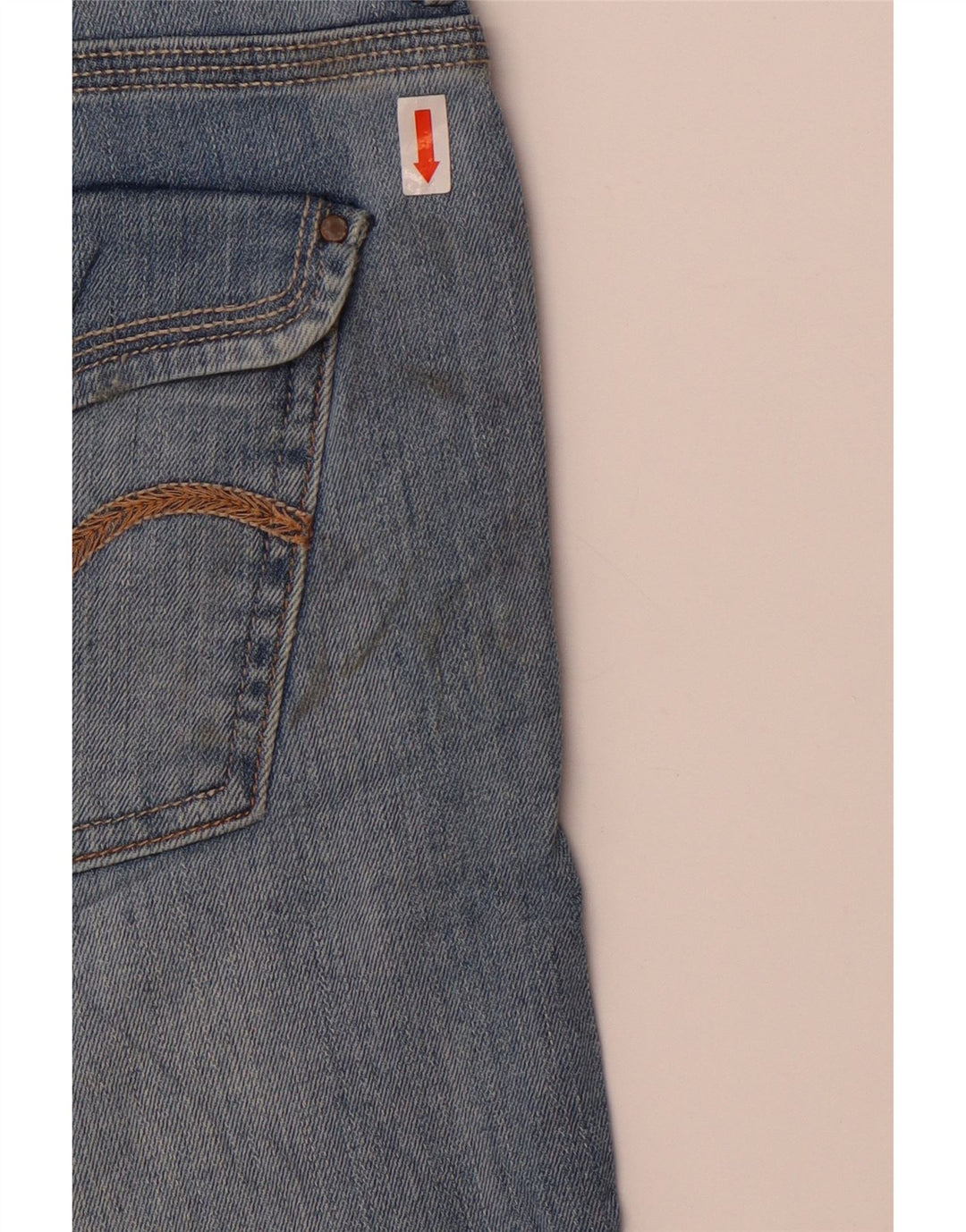 Damskie spodenki jeansowe Levi's US 6 Medium W28 Niebieskie bawełniane