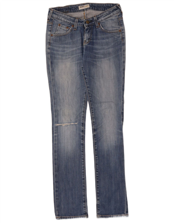 Damskie jeansy Lee w trudnej sytuacji W27 L33 niebieskie