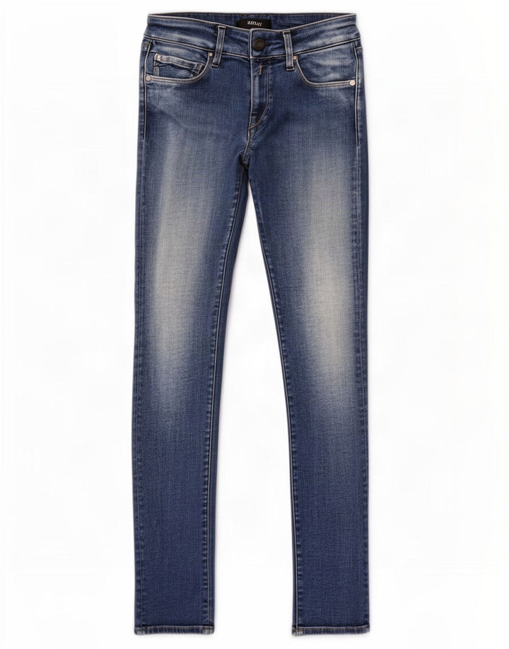 Damskie jeansy Replay Rose Skinny W26 L30 Niebieskie