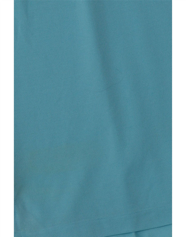 POLO RALPH LAUREN Męska koszulka polo o dopasowanym kroju, duża, niebieska, bawełniana