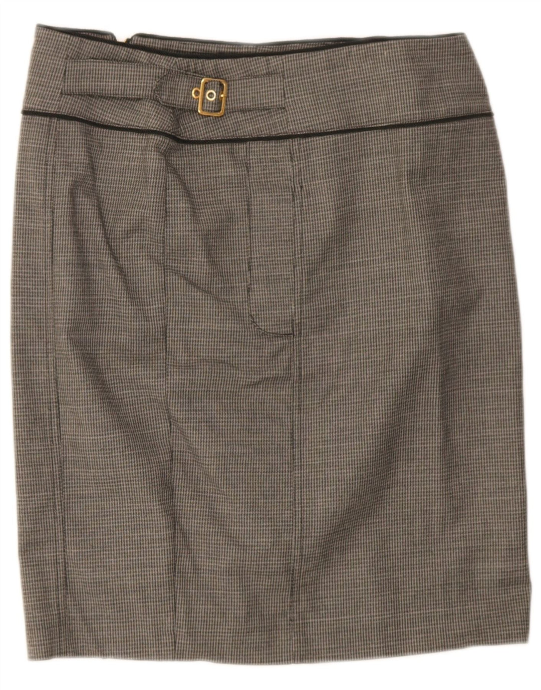 Spódnica damska Max & Co. UK 12 Medium W32 Szara bawełna w pepitkę