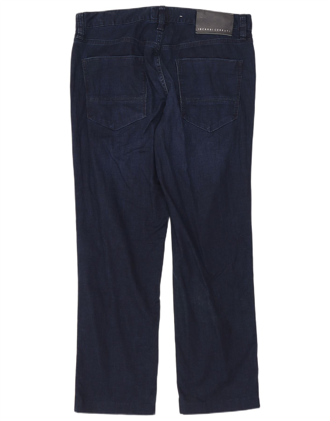 CERRUTI 1881 Męskie proste dżinsy W32 L27 Granatowa bawełna