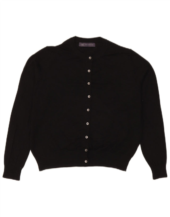 Marks & Spencer Damski sweter bolerko UK 12, średni czarny
