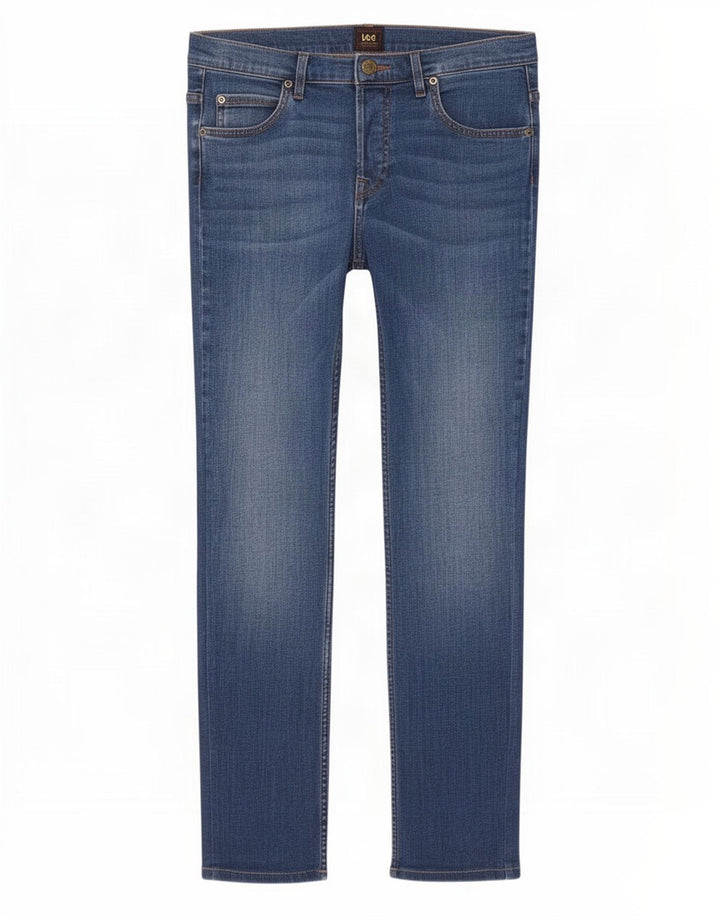 Męskie jeansy Lee Powell Slim W30 L30 Niebieskie bawełniane
