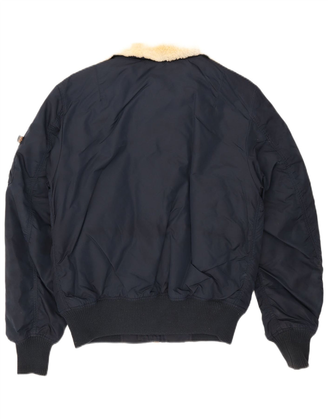 Męska kurtka bomber Alpha Industries UK 36, mała, granatowa, nylonowa