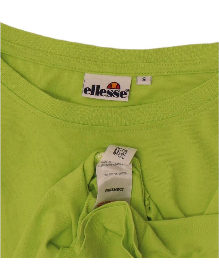 T-shirt męski Ellesse, mały, zielony, bawełniany
