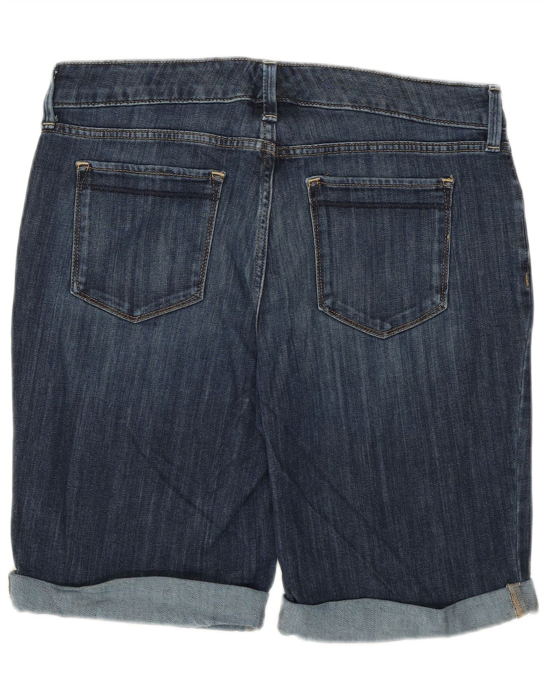 Damskie spodenki jeansowe EDDIE BAUER o lekko zakrzywionych kształtach US 10, duże W32, niebieskie