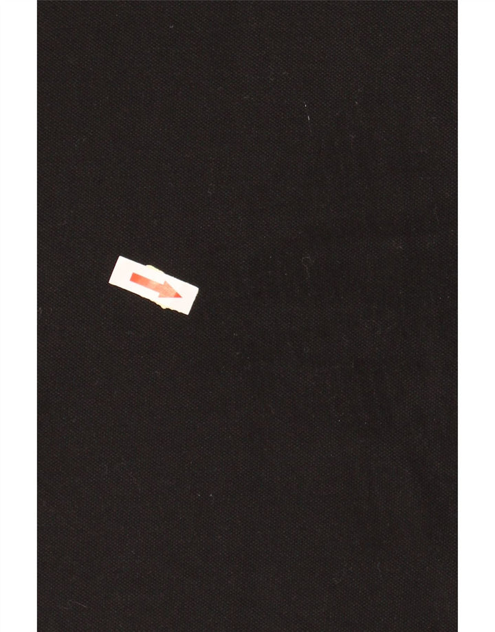 Męska koszulka polo KAPPA, duża, czarna, bawełniana