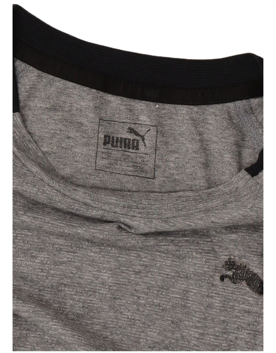 T-shirt męski Puma, średni, szary, nakrapiany