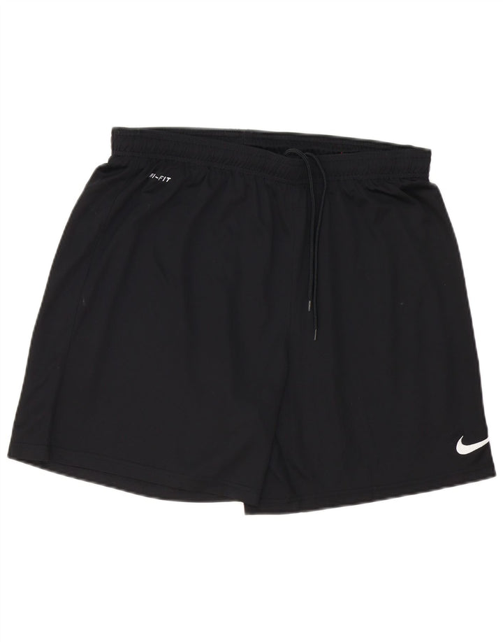 Męskie spodenki sportowe Nike Dri Fit, duże, czarne, poliestrowe