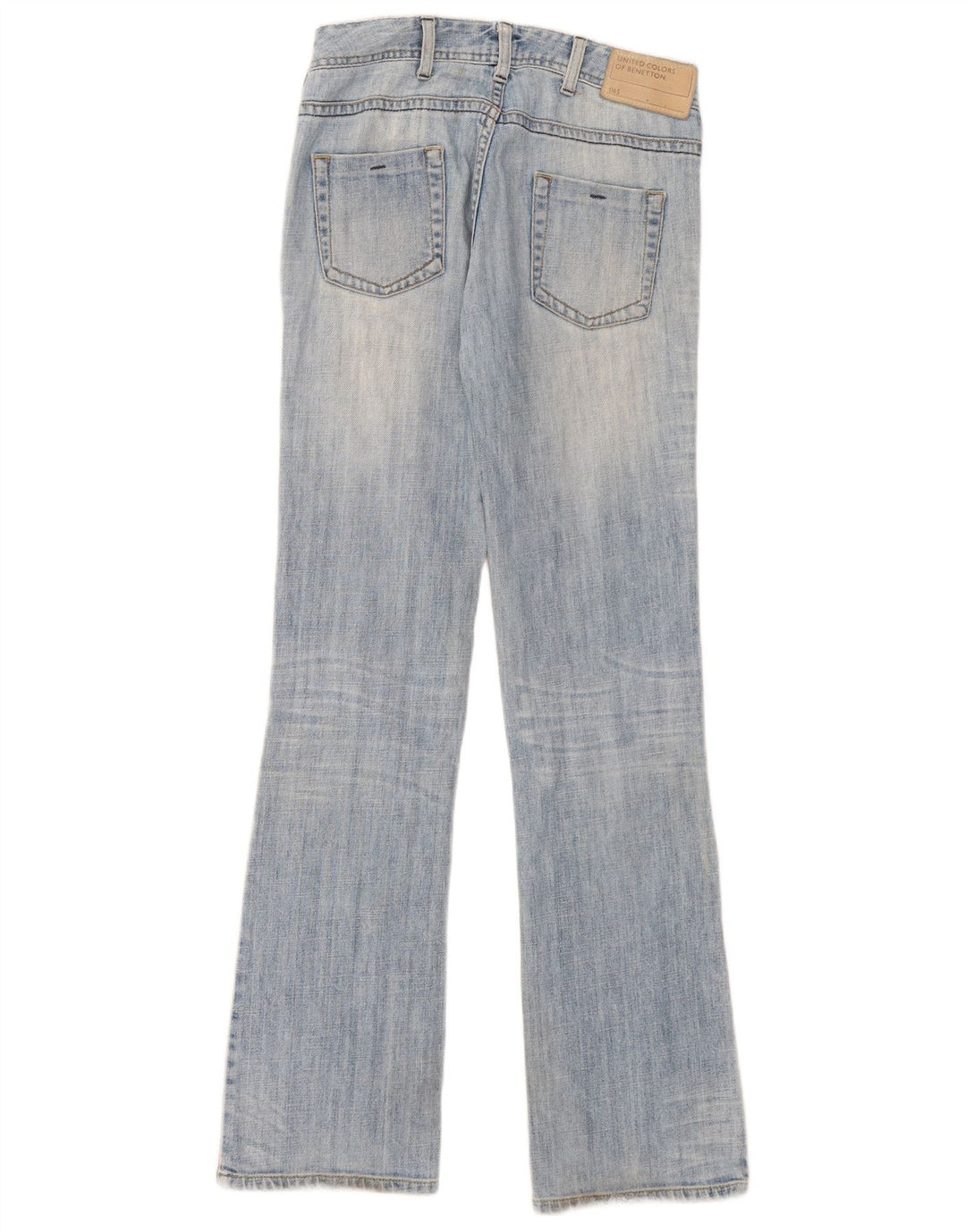 Damskie dżinsy Bootcut Benetton W30 L33 Niebieskie