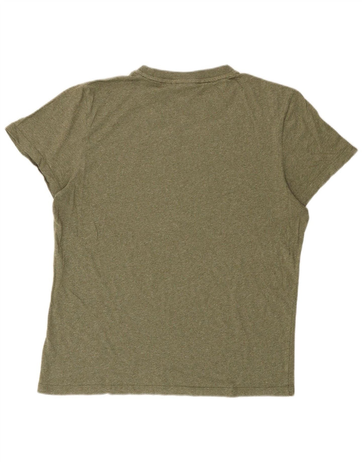 Męski T-shirt Superdry XL, khaki, nakrapiany