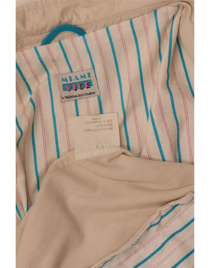 Vintage męska marynarka zapinana na 1 guzik EU 52 XL, beżowa bawełna