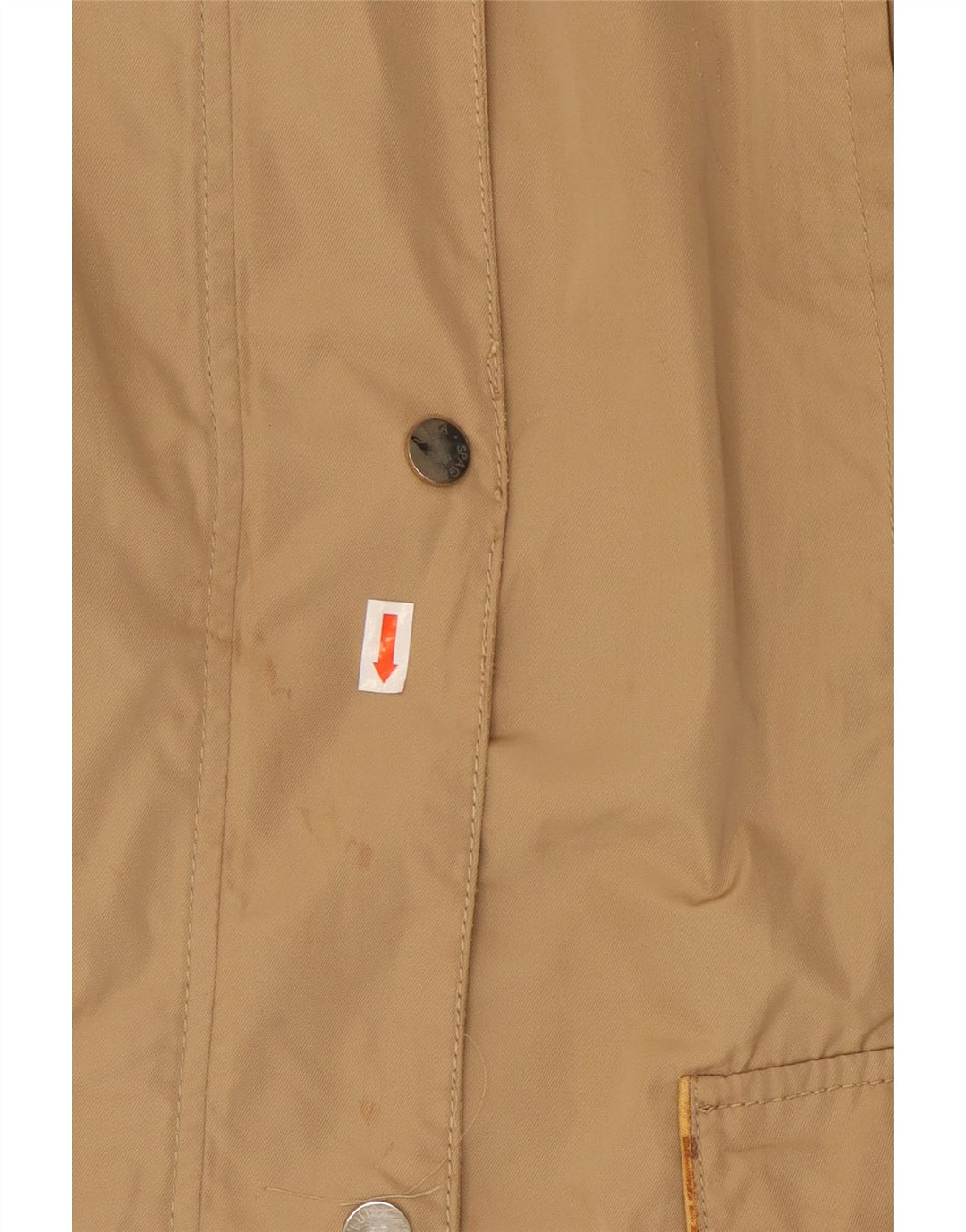 LUISA SPAGNOLI Damska kurtka wojskowa IT 50 XL beżowy poliester