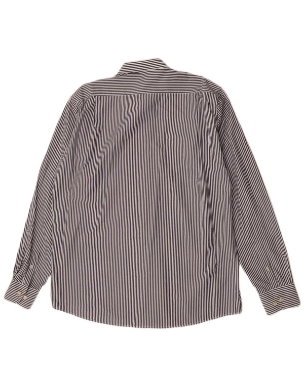 Koszula męska Carrera Classic Fit, rozmiar 45/46, 2XL, niebieska, bawełniana w prążki