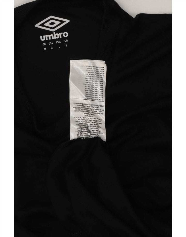 T-shirt męski Umbro Top, średni czarny poliester