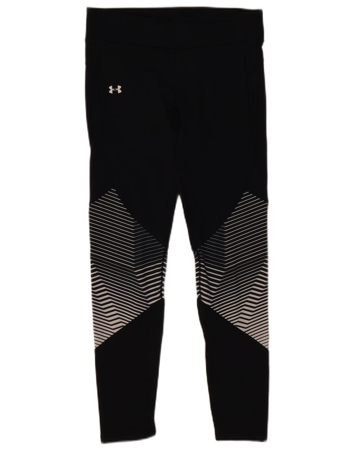 Legginsy damskie Under Armour UK 12, średnie czarne geometryczne