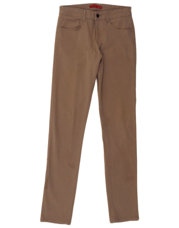 Męskie spodnie typu slim casual Zara EU 38 Small W30 L32 Szara bawełna