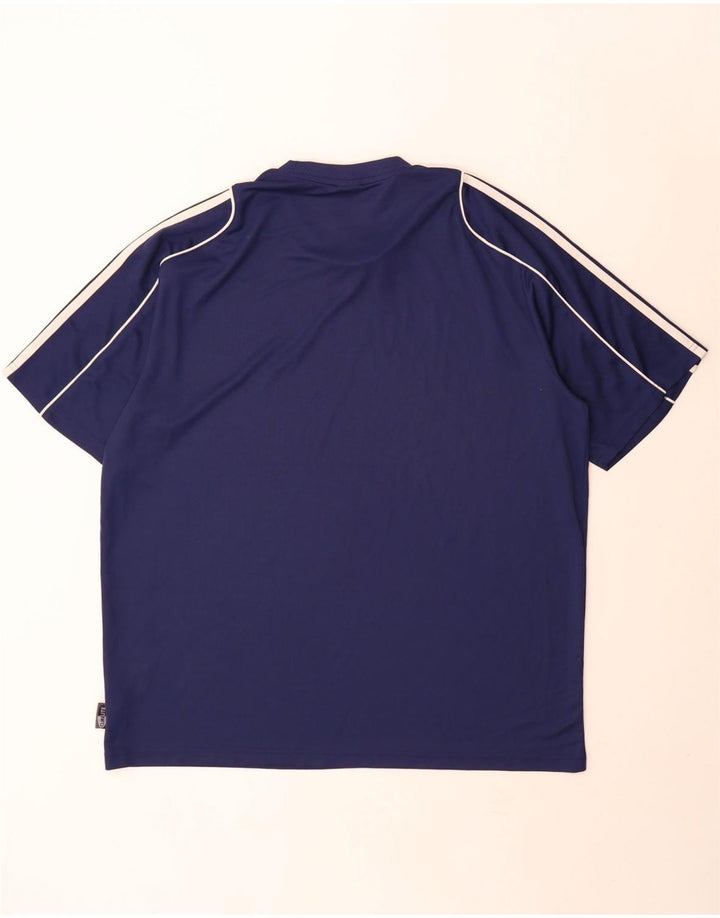 Adidas Męski T-shirt Climalite Top XL Granatowy Poliester