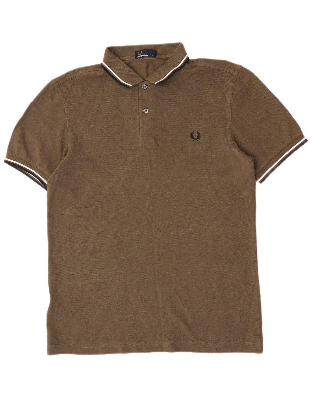 Męska koszulka polo Fred Perry, średnia, bawełniana khaki