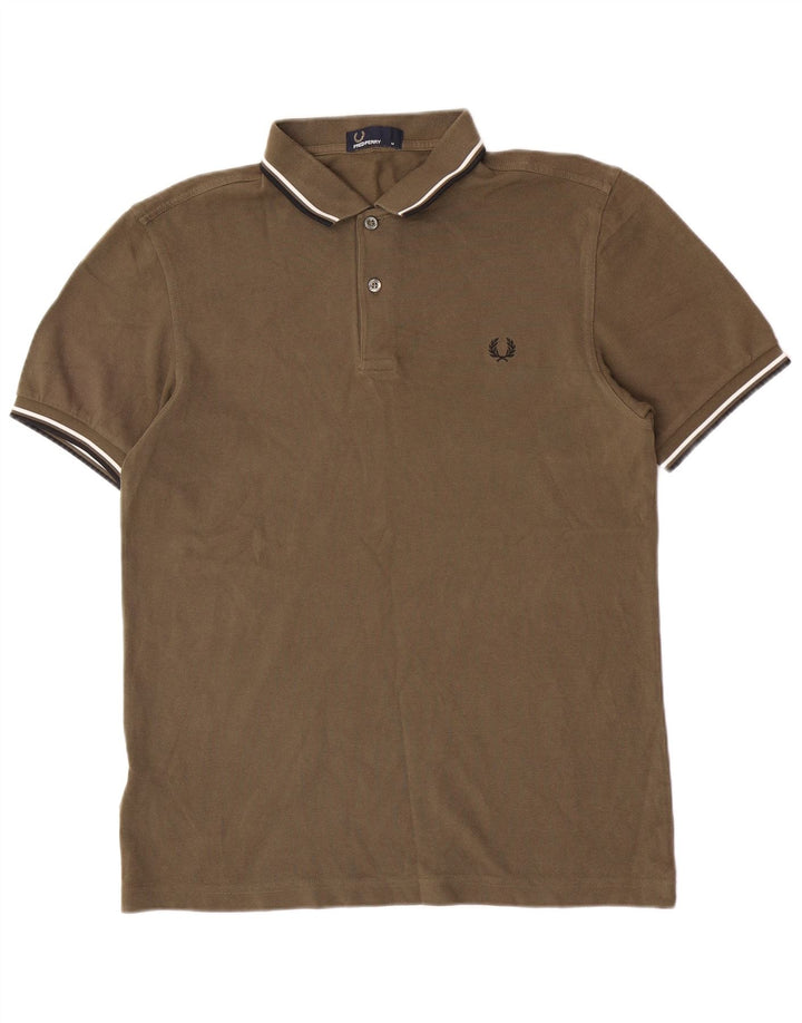 Męska koszulka polo Fred Perry, średnia, bawełniana khaki