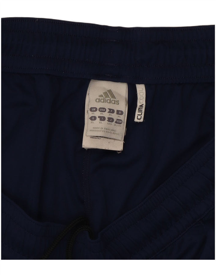 Adidas Męskie Spodenki sportowe Climacool XL Granatowy poliester z blokami kolorów