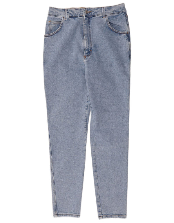 Vintage damskie dżinsy zwężane EU 38 Medium W30 L30 niebieska bawełna