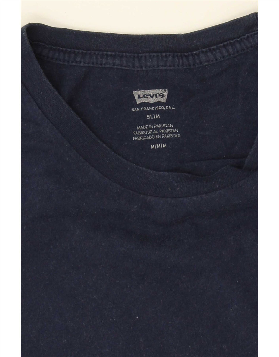 Męski T-shirt Levi's Slim Fit, średni granatowy