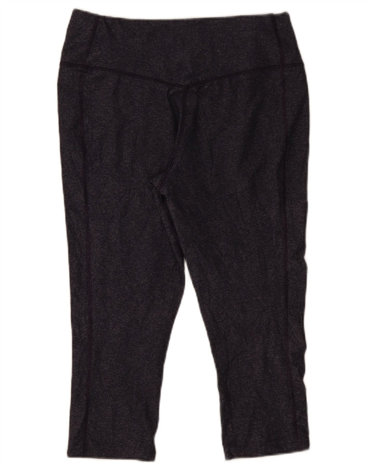 Damskie legginsy Nike Dri Fit Capri UK 14, duże, granatowe, poliestrowe