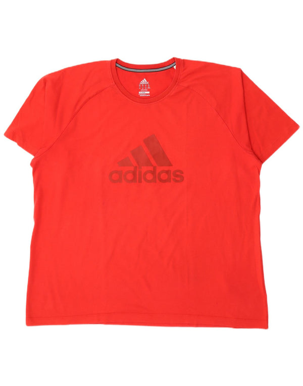 Adidas Męska koszulka Clima 365 Graphic Top 2XL Czerwona bawełna