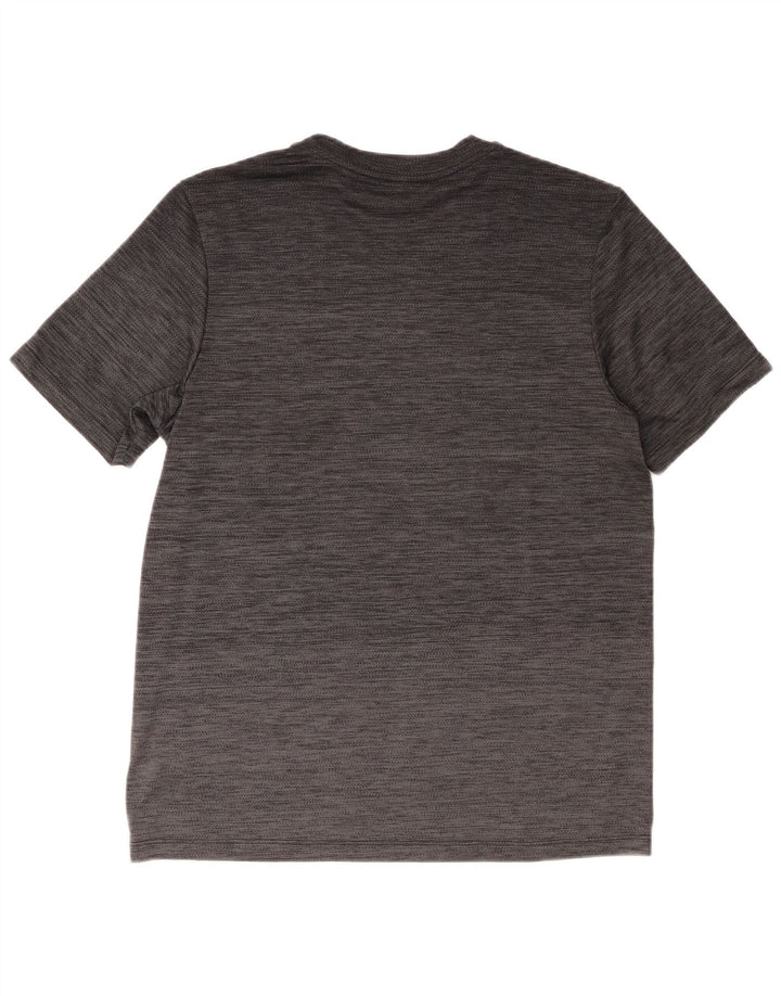 Adidas Męski T-shirt Top Średni Szary Nakrapiany Poliester