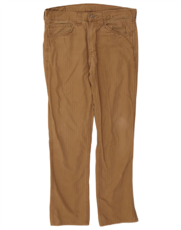 Męskie spodnie na co dzień Levi's 511 Slim W34 L29 Brązowe