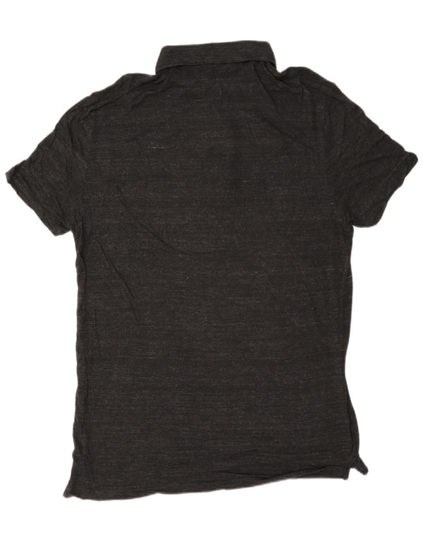 Męska koszulka polo All Saints, duża, szara, nakrapiana