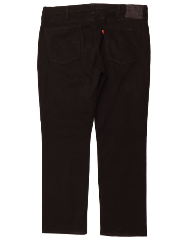 Męskie dżinsy LEVI'S 514 Straight W38 L32 Czarna bawełna