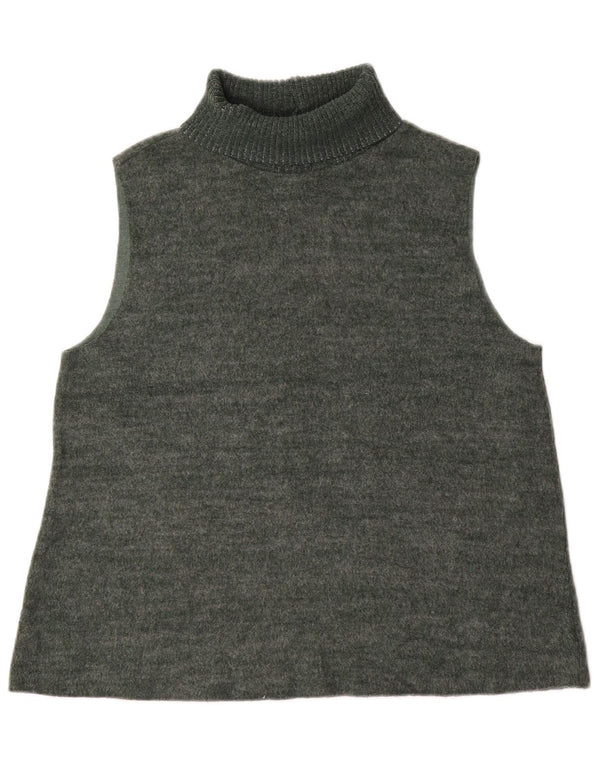 Zara Womens Vest Tank Top UK 14 Large Green
