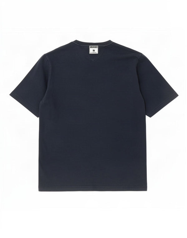 Męski T-shirt z grafiką Tommy Hilfiger, duży, granatowy, bawełniany