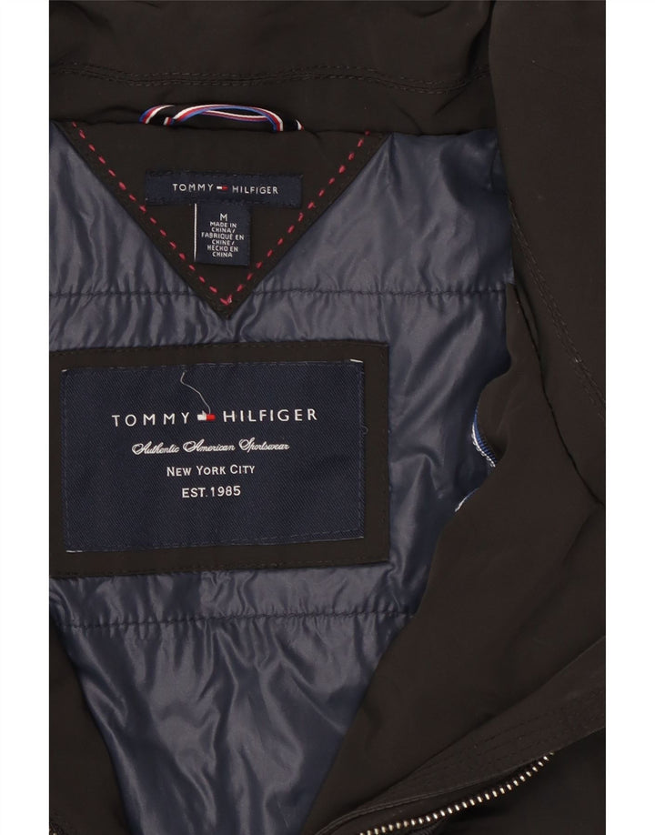 Damska ocieplana kurtka Tommy Hilfiger UK 14, średni czarny poliester