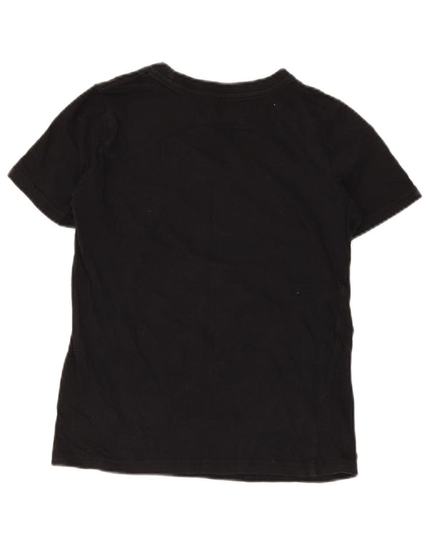 Chłopięcy T-shirt z grafiką PUMA, 10-11 lat, średni czarny