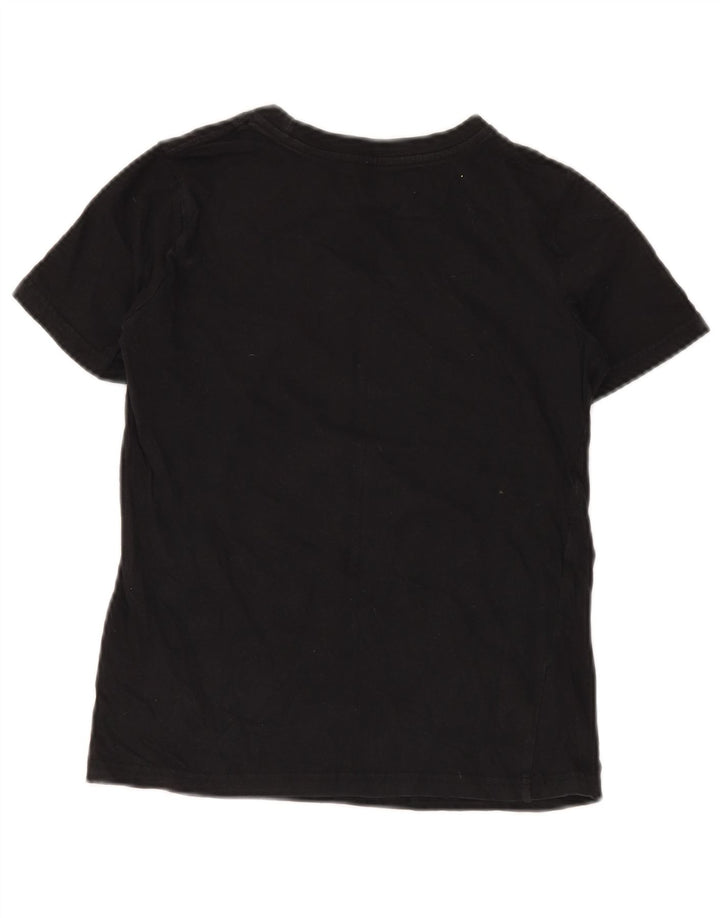 Chłopięcy T-shirt z grafiką PUMA, 10-11 lat, średni czarny